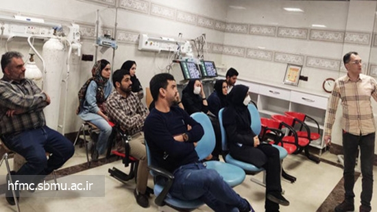 جلسه اول آموزش مدیریت بحران در بیمارستان حضرت فاطمه (س) دماوند 